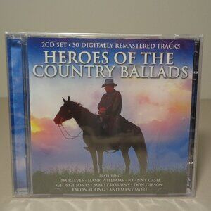 HEROES OF THE COUNTRY BALLADS by Various Artists / New CD / 2 Disc Set